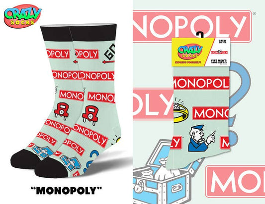 Monopoly Logos - Mens Crew Folded